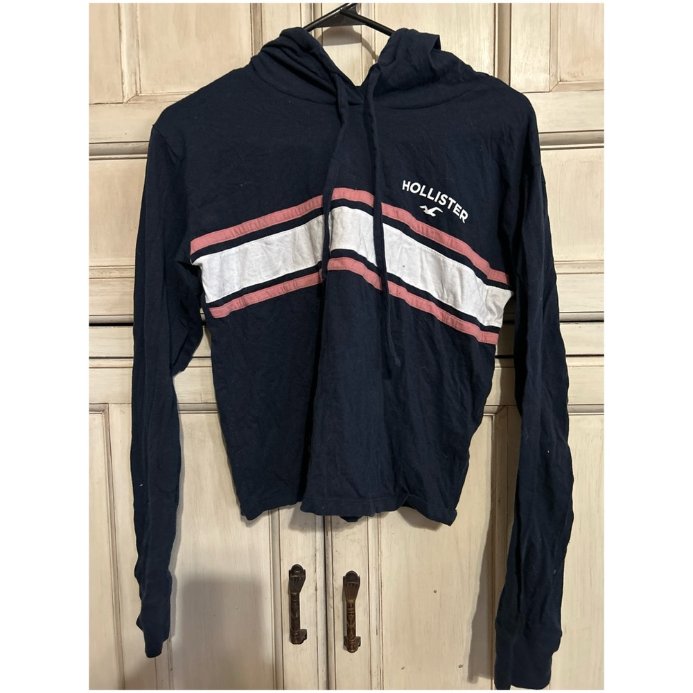 Hollister long sleeve hooded tee.